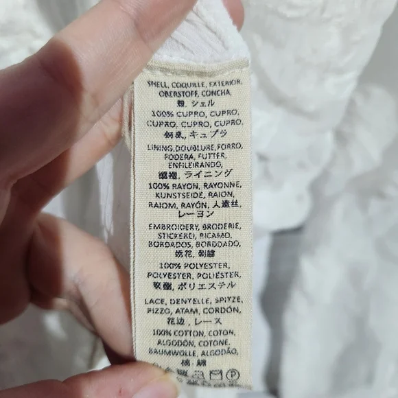 Free People White Lace Women's Top, Size XS - Picture 6 of 9